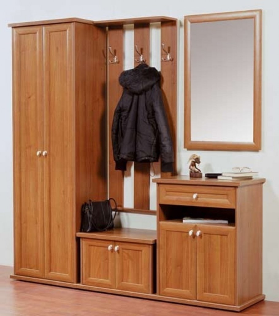 Артис мебель прихожая Елизавета белый дуб система открывания дверей