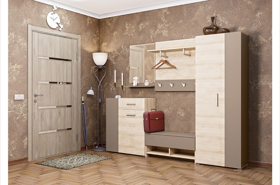 Прихожая лазурит молочный дуб