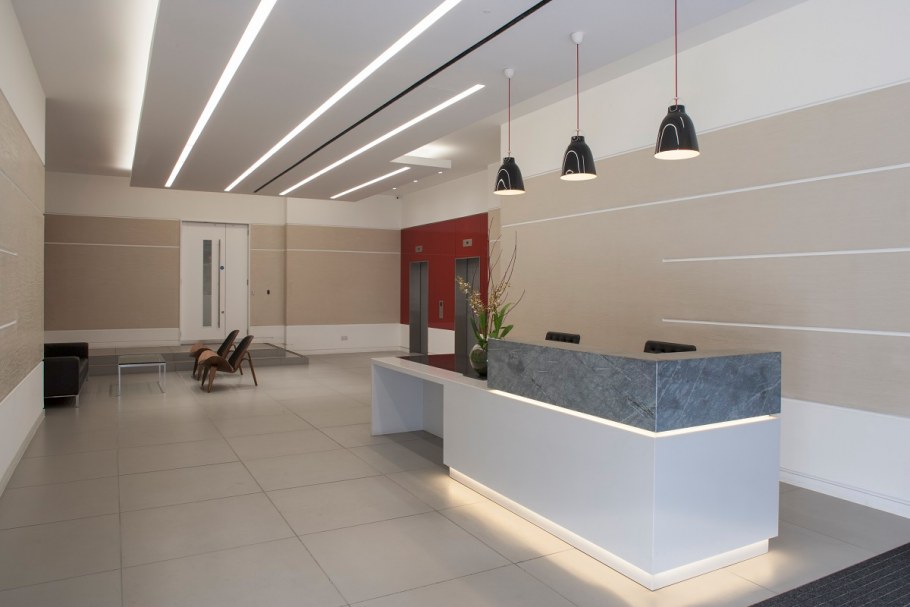 Освещение ресепшн