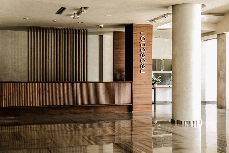 Отель ресепшен лобби