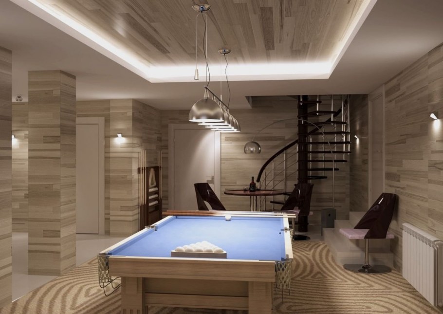 Потолок в цокольном этаже