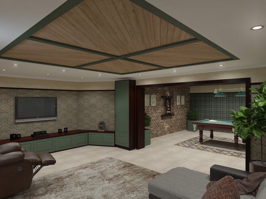 Шикарная квартира в цокольном этаже