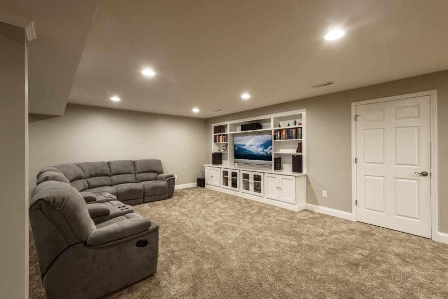 Отделка цокольного помещения