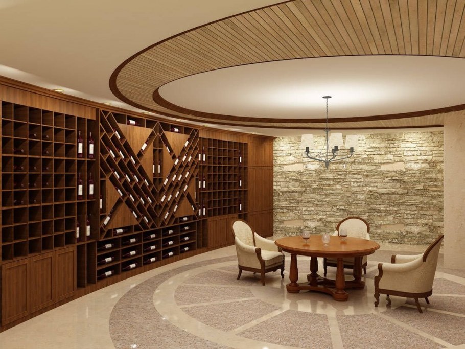 Интерьер спортзала в подвале