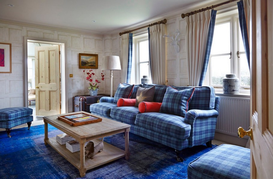 Шотландский стиль в интерьере