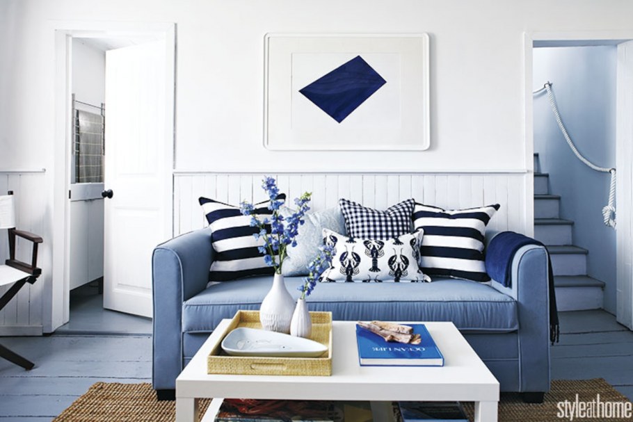 Французский морской стиль в интерьере