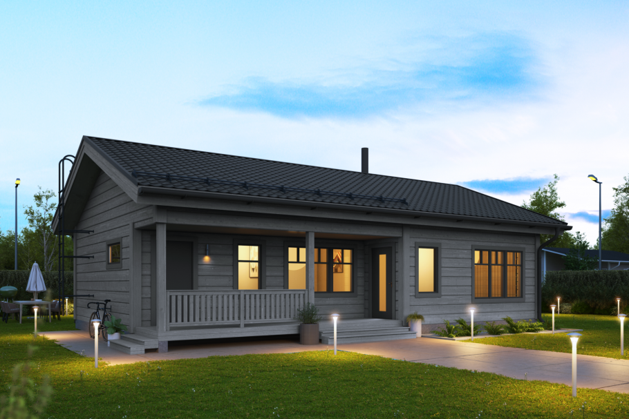 Фальцевая кровля Скандинавский стиль