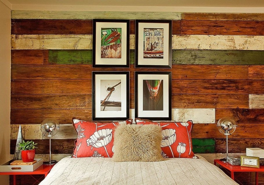 Планкен из лиственницы в интерьере