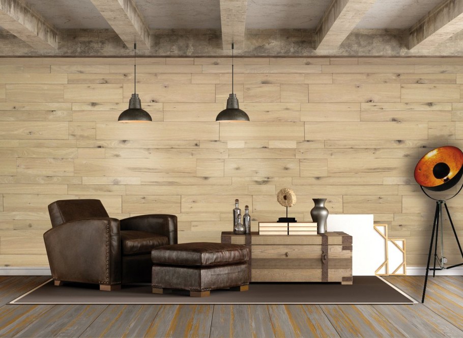 Старые доски в интерьере