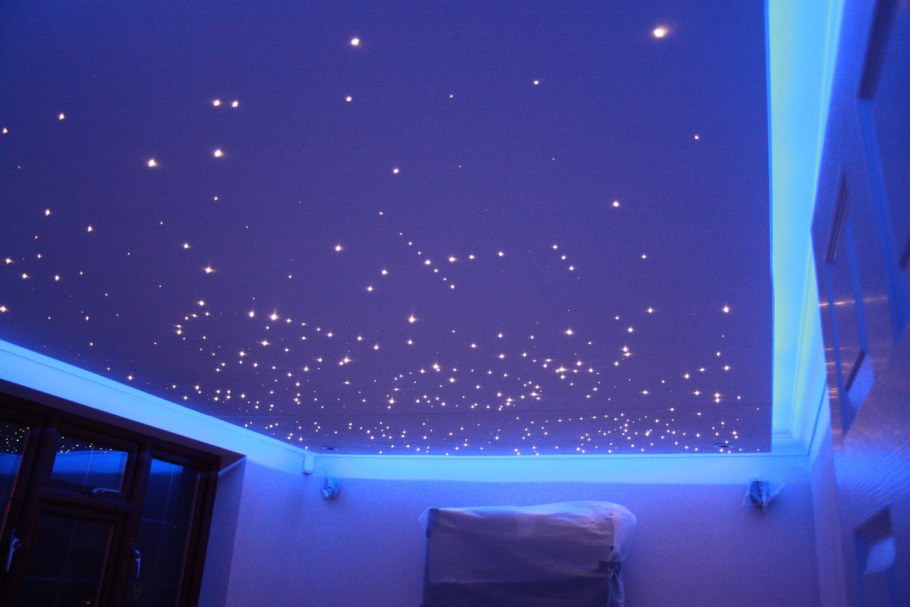 Потолок из гипсокартона в детской