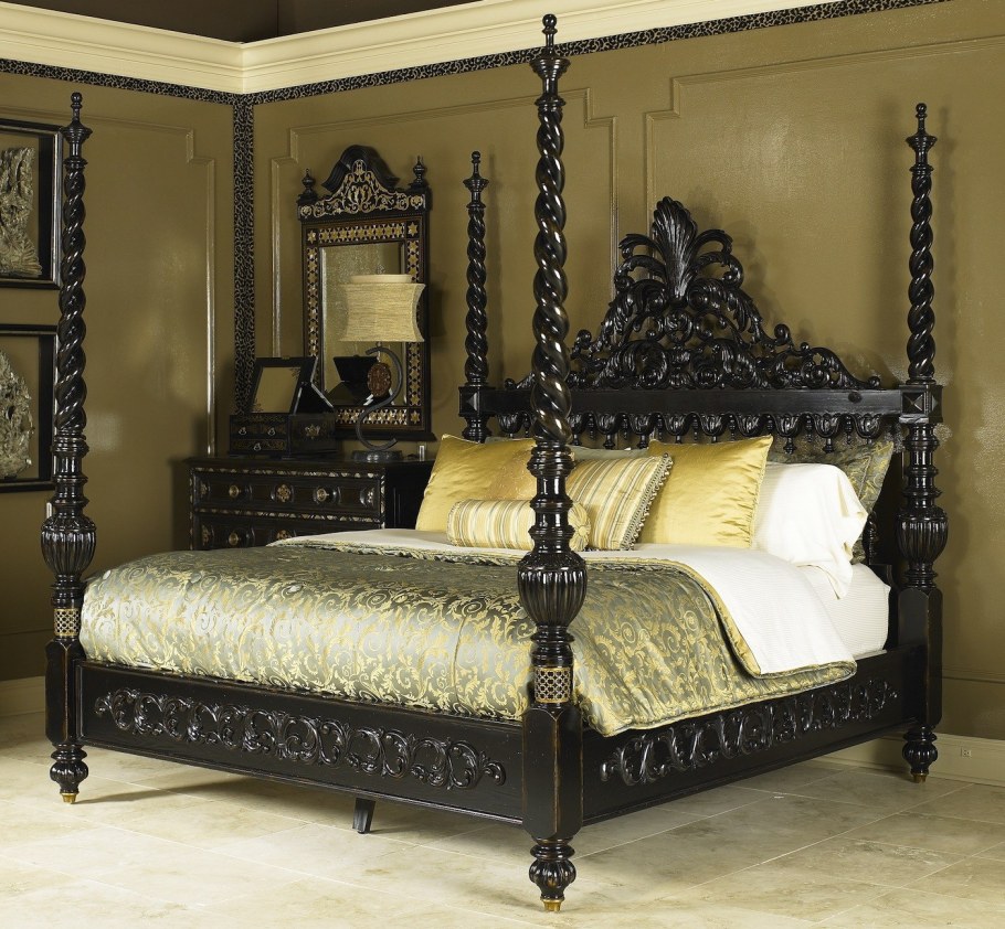 Кровать Кинг сайз в стиле Модерн Барокко