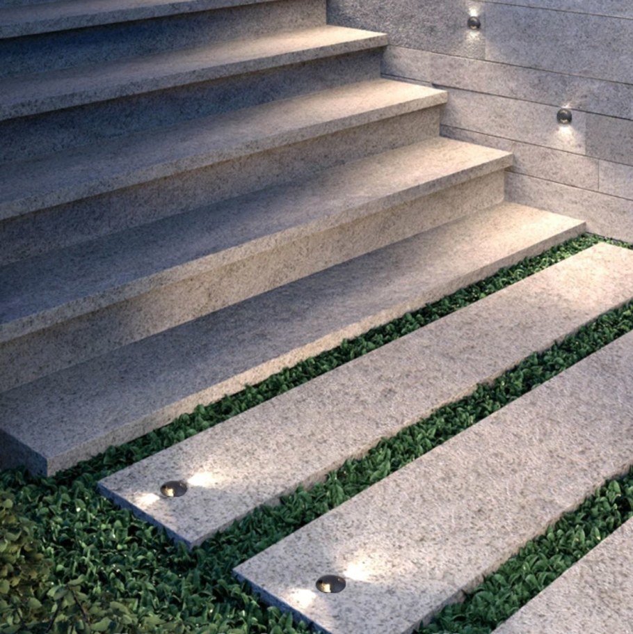 Ступеньки для крыльца с подсветкой