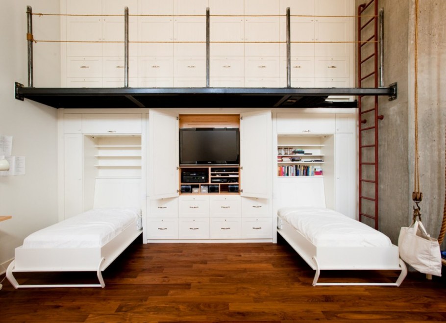 Интерьер с многофункциональной мебели