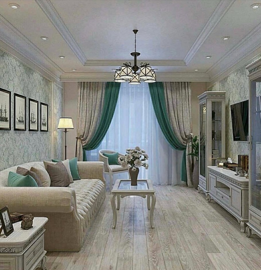 Гостиная в классическом стиле