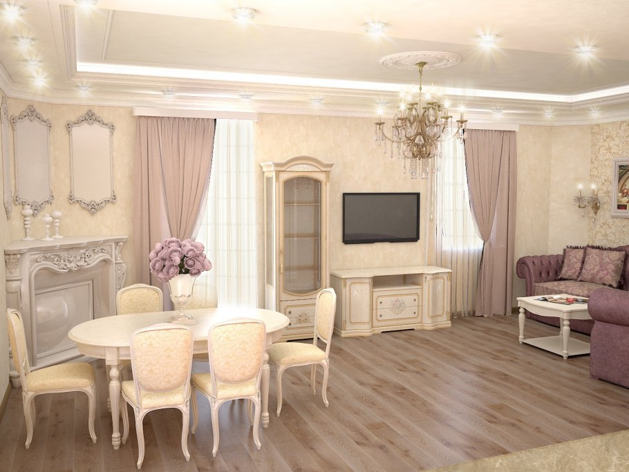 Гостиная в космическом стиле