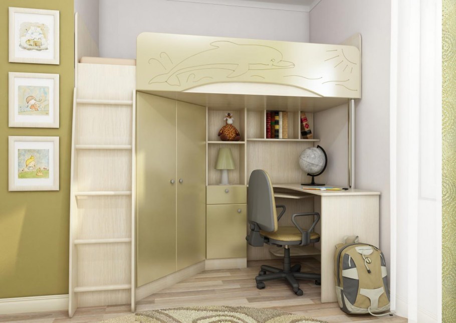 Шкаф (уголок школьника) Марибель