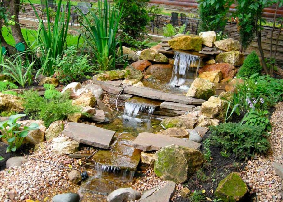 Альпинарий горный ручей