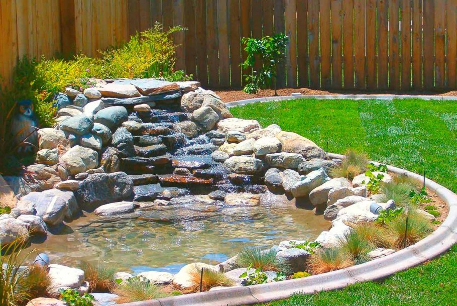 Альпинарий с прудиком