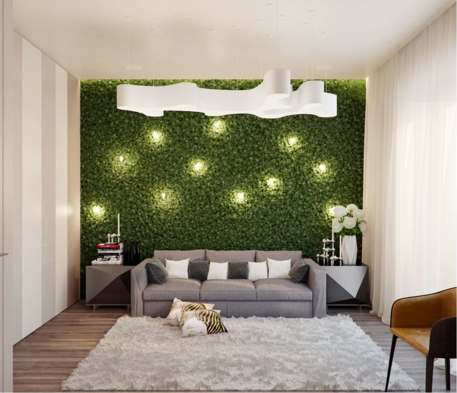Green Room, ягель, стабилизированный мох
