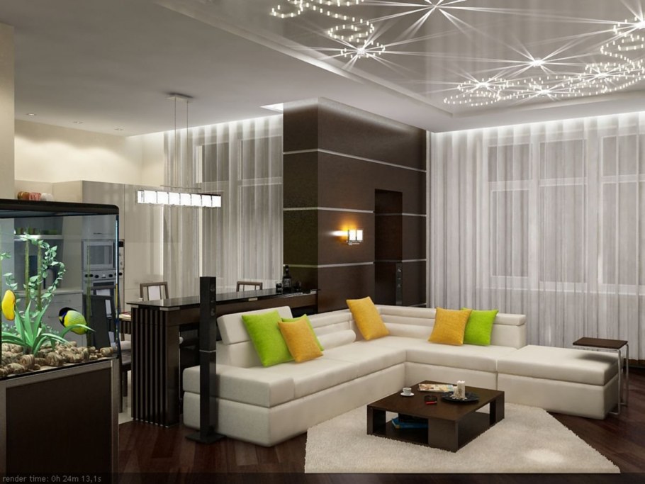 Трехкомнатная квартира в современном стиле