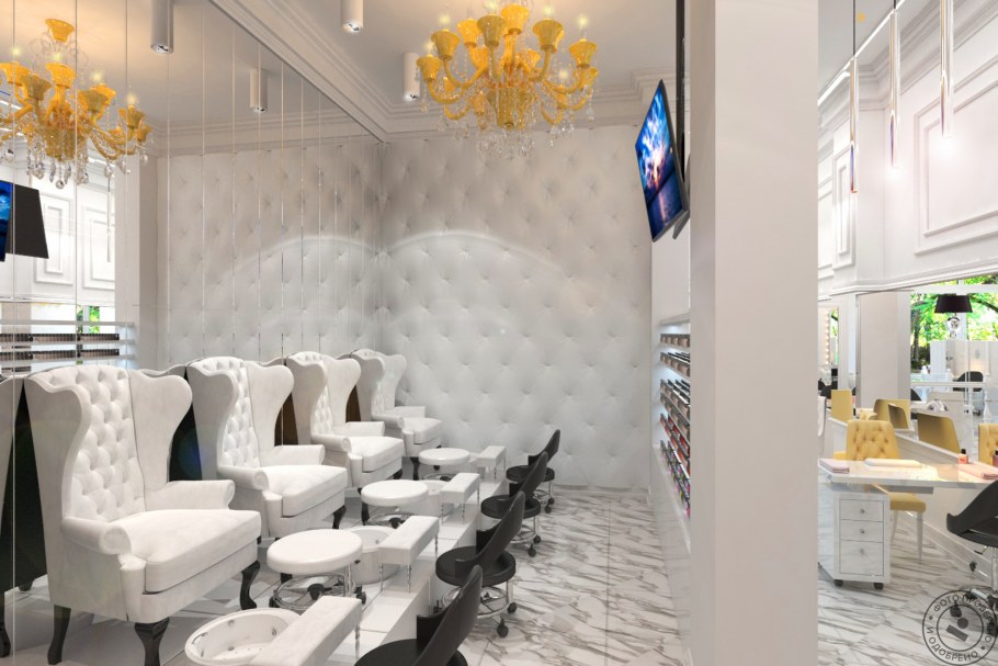 Маникюрный салон в эко стиле