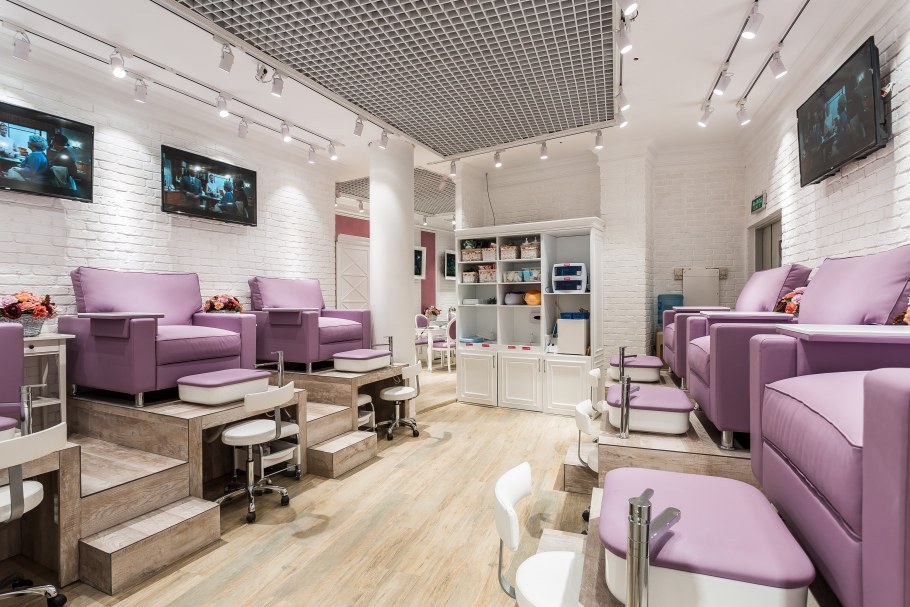 Маникюрный салон интерьер современный