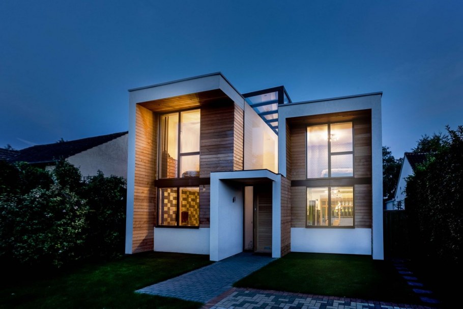 Загородный дом в стиле хайтек