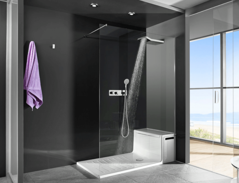 Ванная с душевой перегородкой