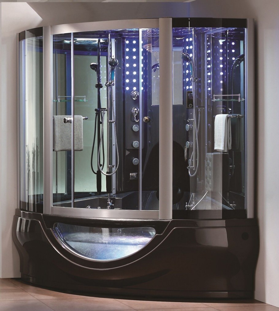 Комбинированная кабина Jacuzzi j-Twin Premium Idro l высокий поддон 170см*86см