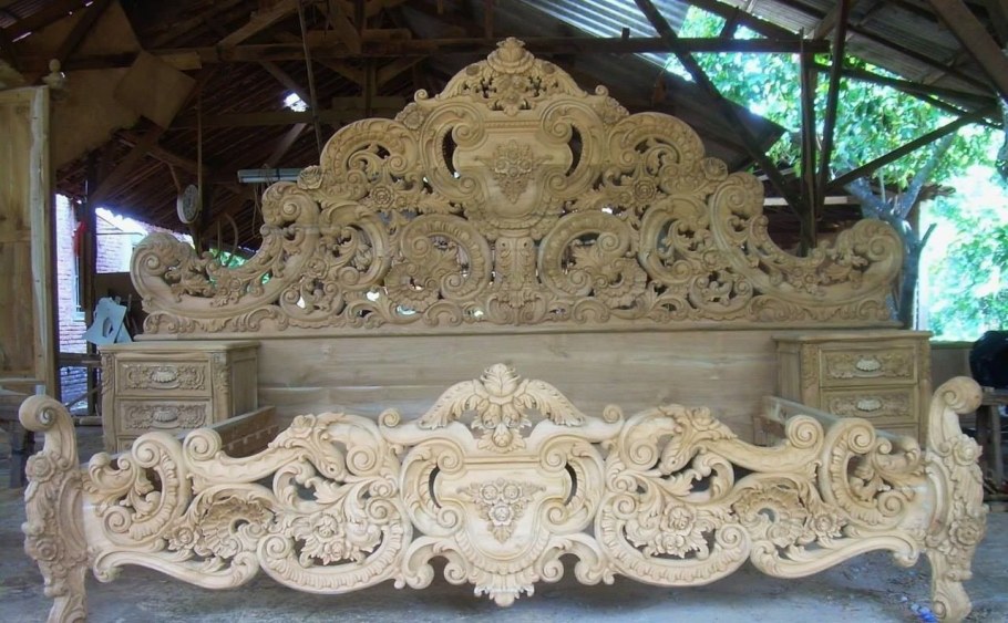 Резные кровати Индонезия