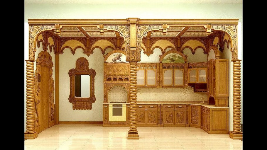 Резная мебель вруском стиле