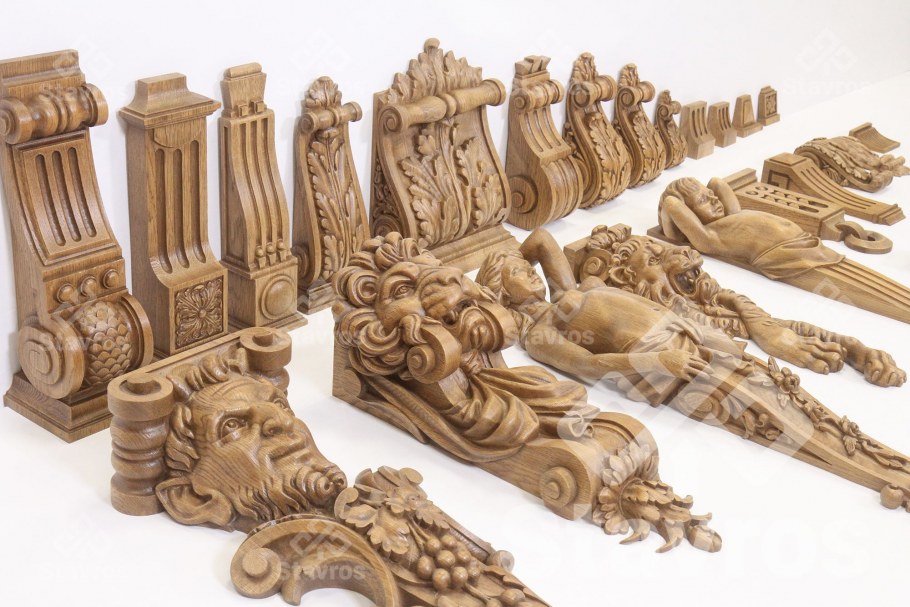 Резной декор из дерева