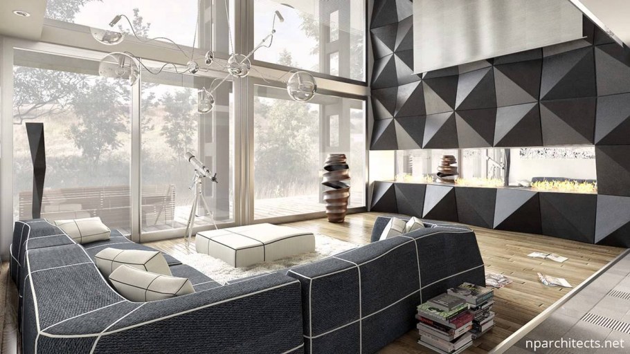 Гостиная в стиле конструктивизм