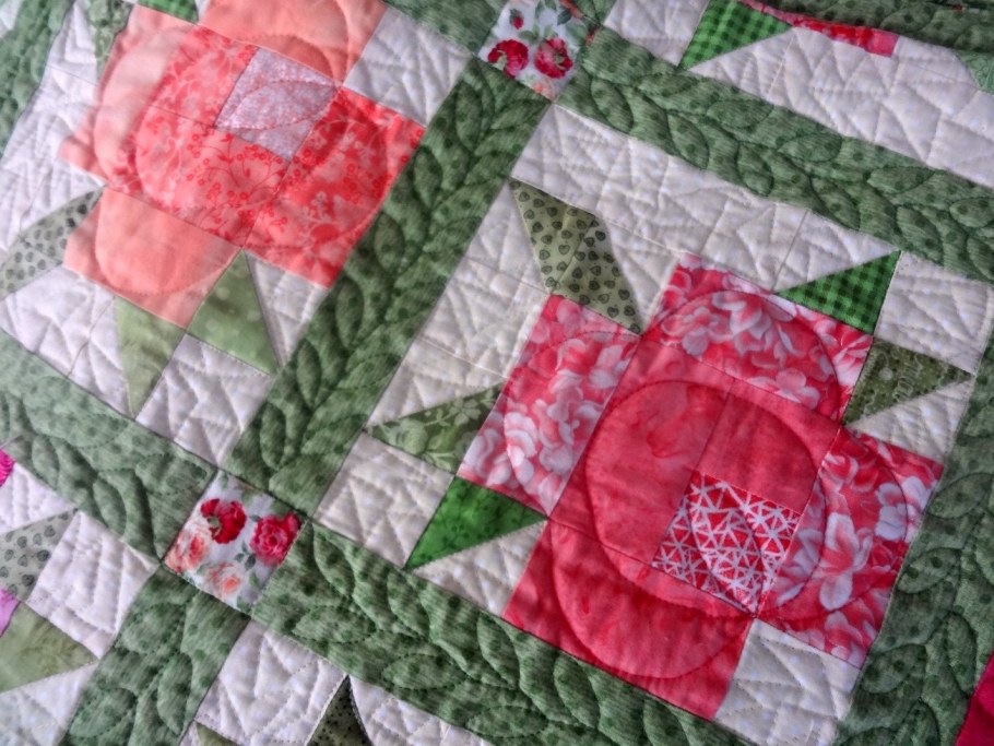 Квилт роза лоскутное покрывало