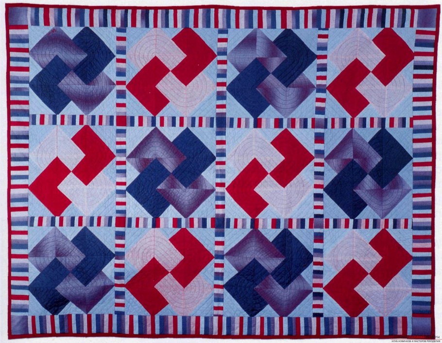 Блок карточный фокус пэчворк