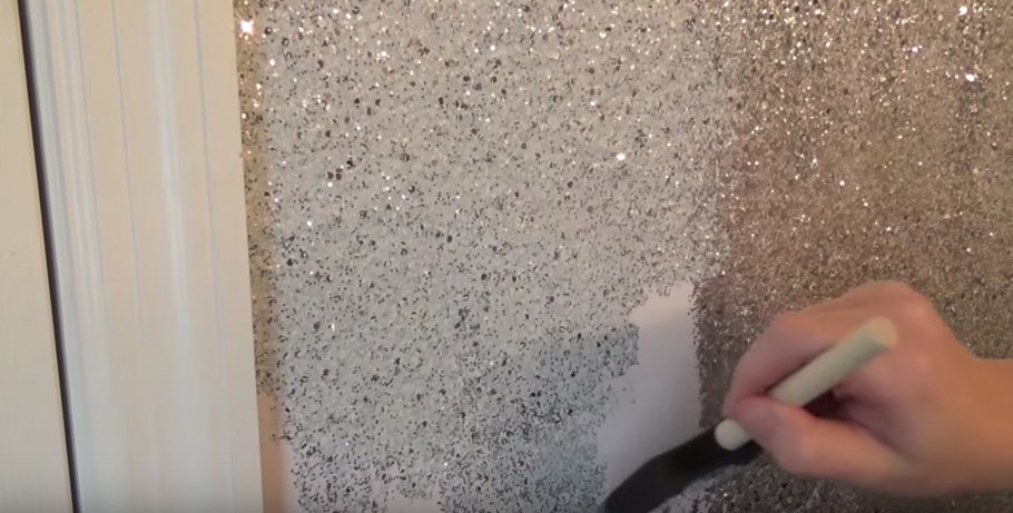 Декоративная штукатурка с блестками для стен