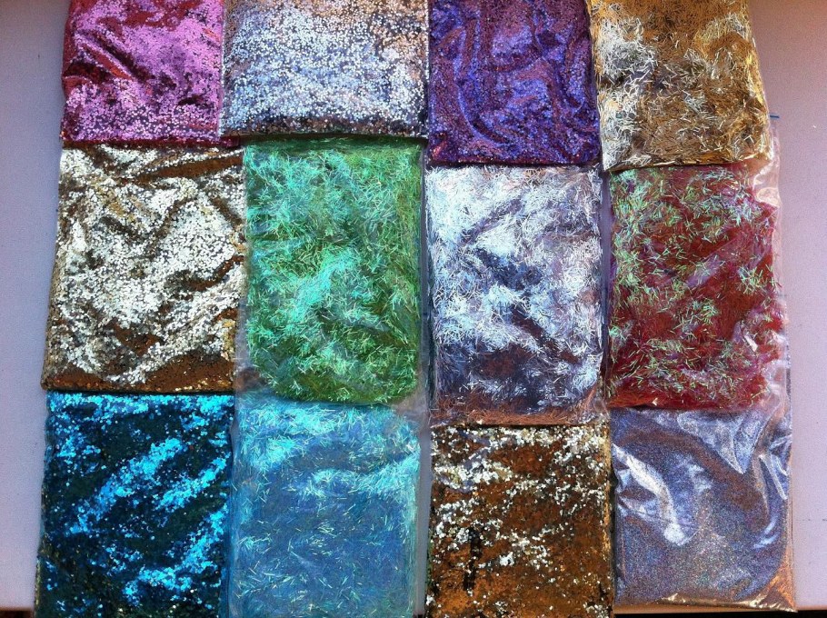 Декоративные блестки для стен