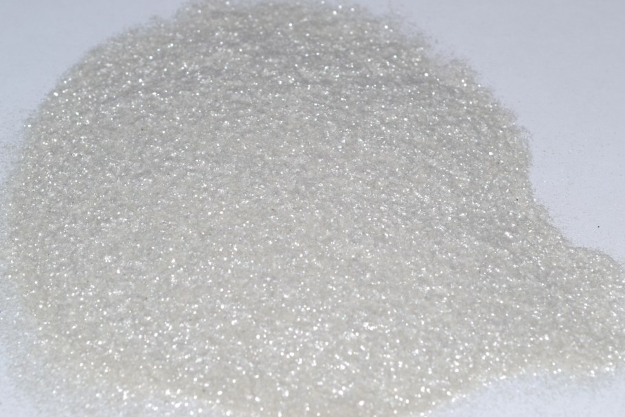 Жидкие обои белые с блестками