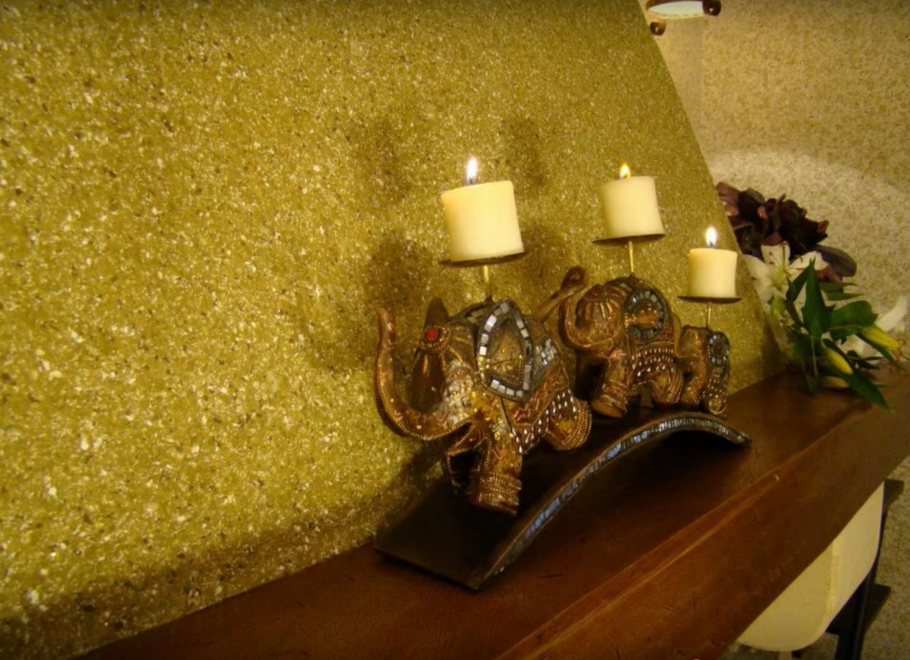 Шёлковая штукатурка в интерьере