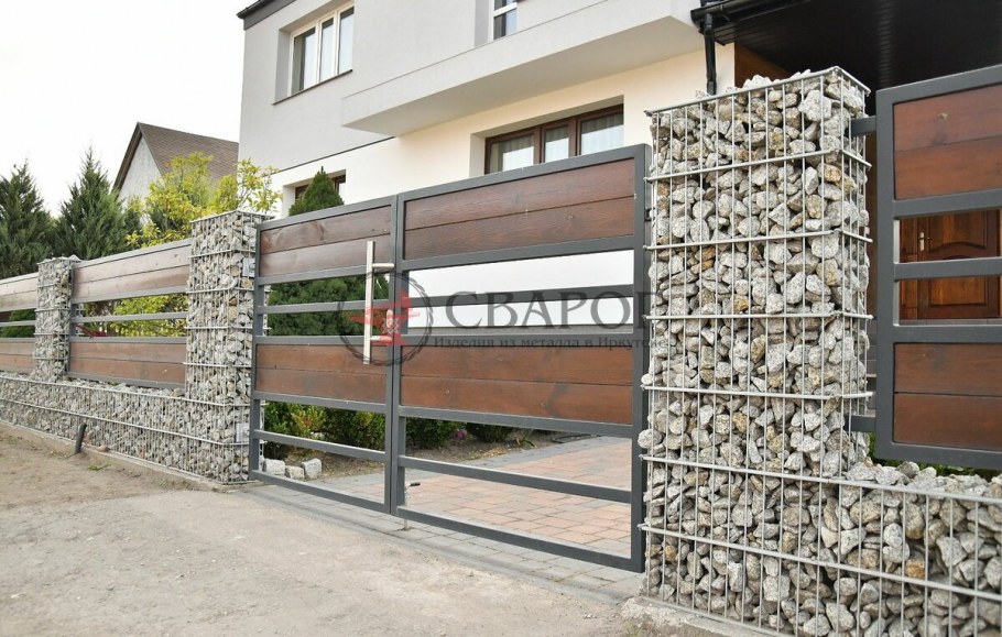 Габион столб