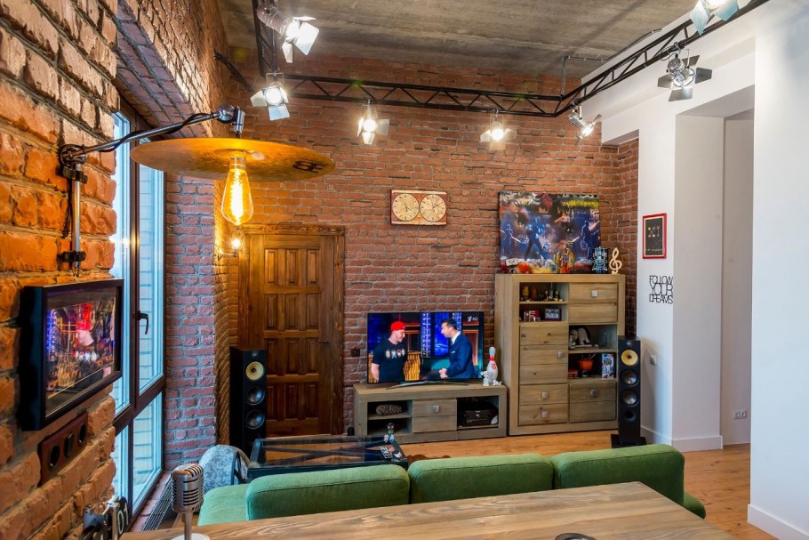 Гараж в стиле лофт