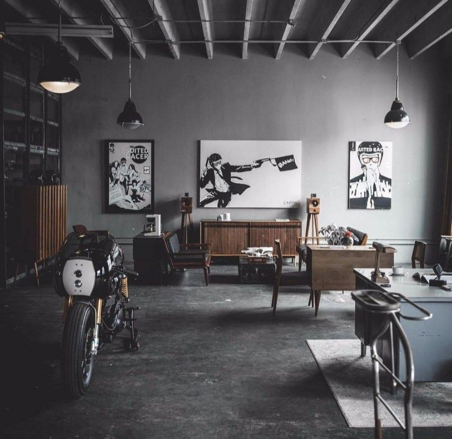 Автосервис в стиле лофт