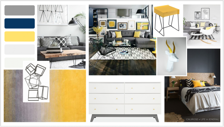 Баухауз мудборд