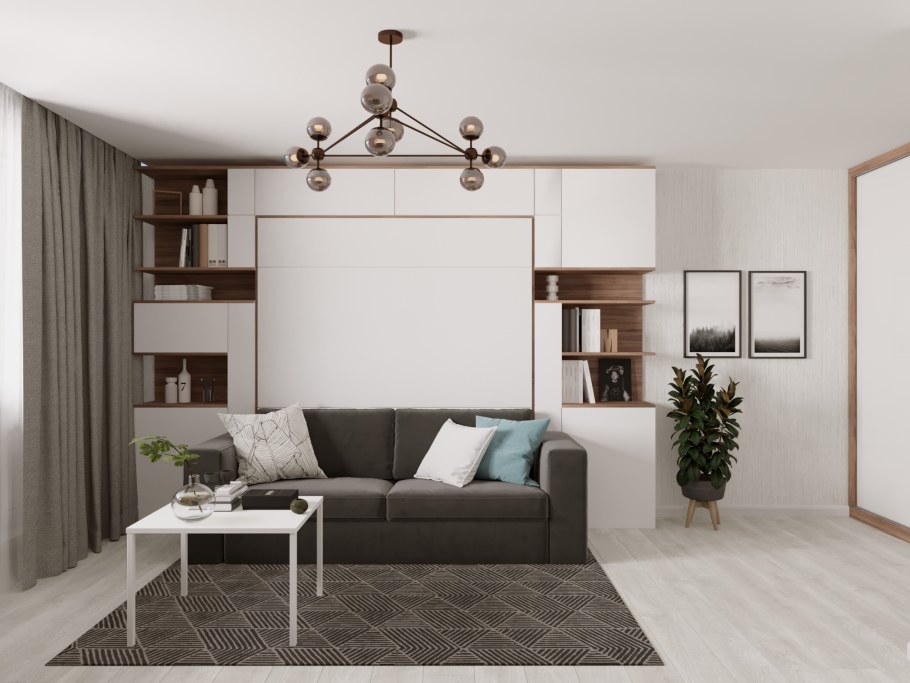 Студия в черном стиле