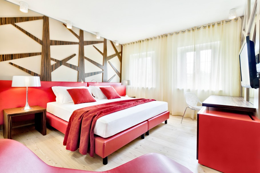 Hotel Interior Red