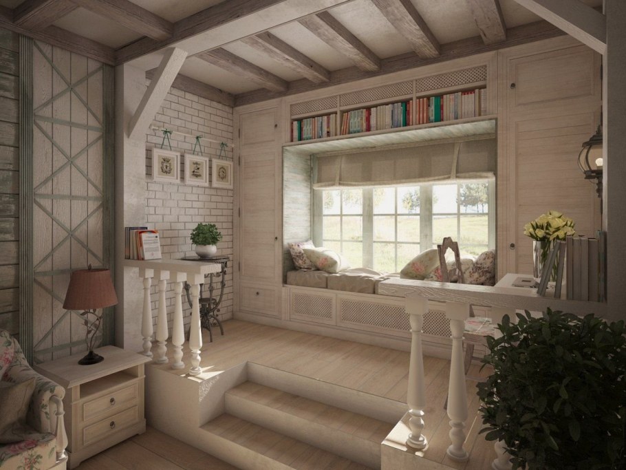 Кухня гостиная на даче