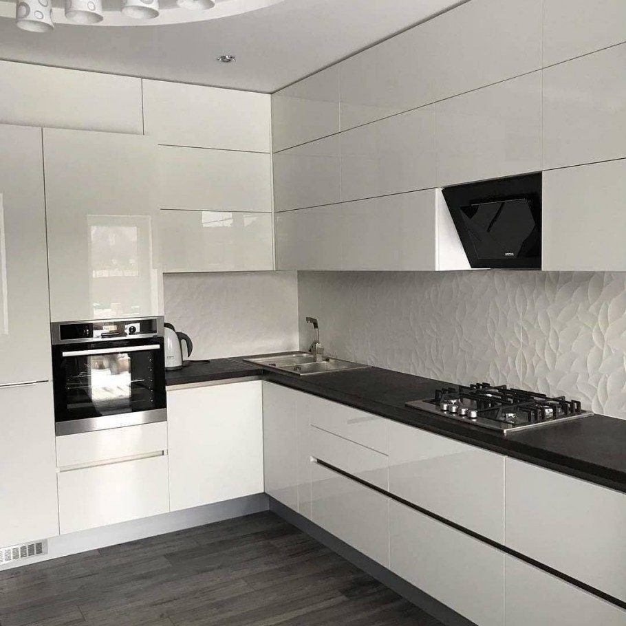 Кухня Рио белый глянец миф