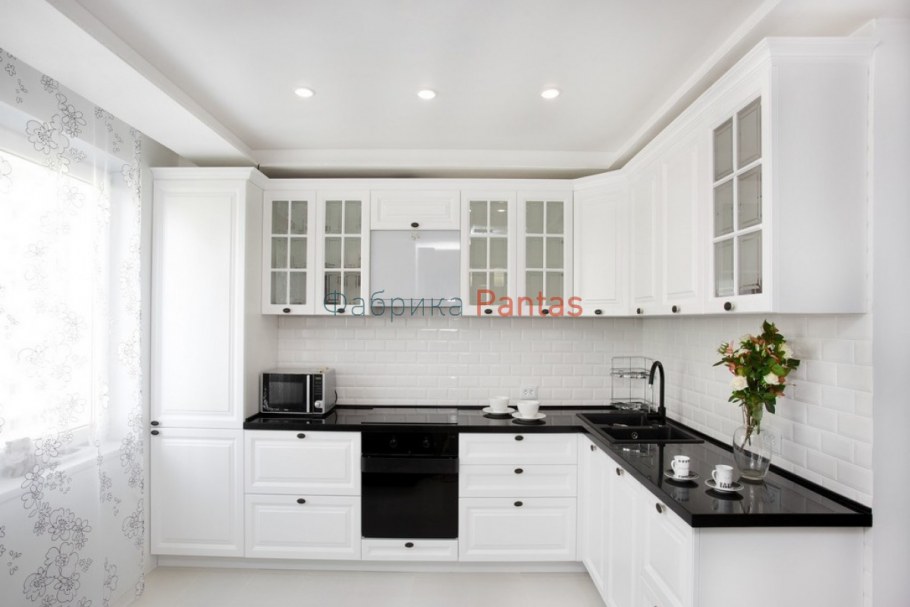 Кухонный гарнитур Техно белый глянец