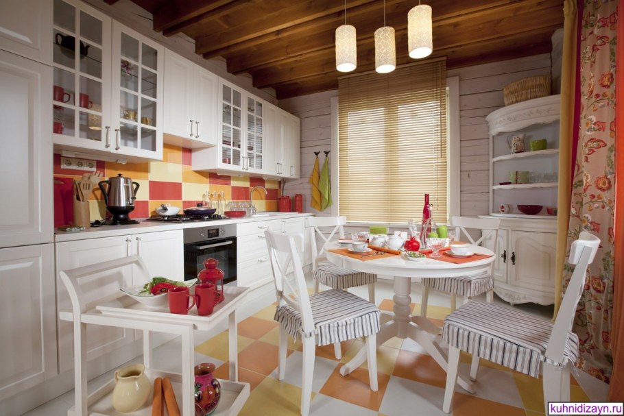 Старые кухни стиль Прованс на даче