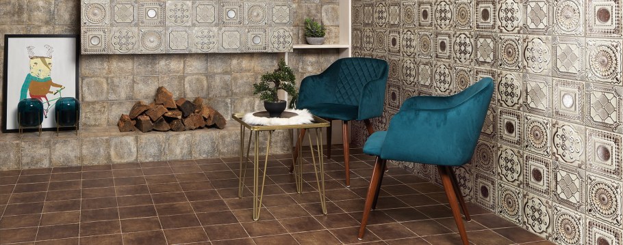 Unica abstract Moka настенная плитка 60х120